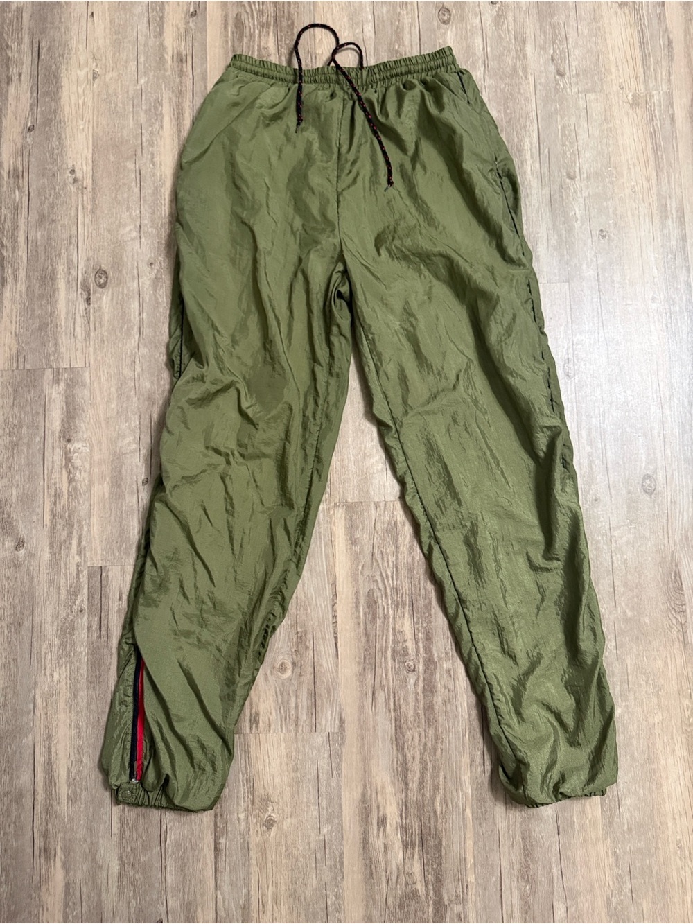 Givenchy Olive Green Drawstring Track Joggers